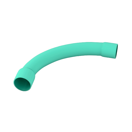 [28514] CODO PVC CONDUIT LIGERO (1 X90)